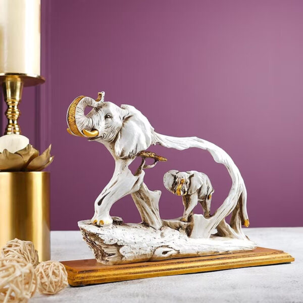 Feng Shui Golden Elephant Showpiece